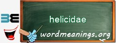 WordMeaning blackboard for helicidae